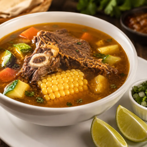 Sopa de costilla de res
